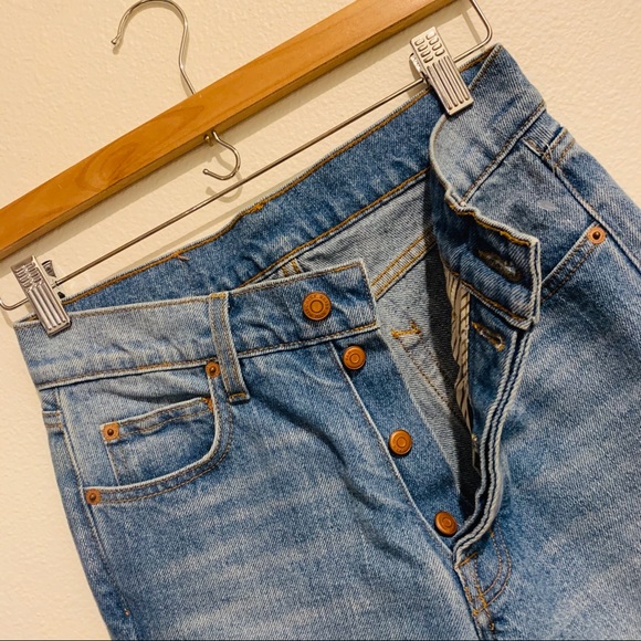 Sold Bliss Mischief X Free People 26 Straight Jean - Picture 5 of 13